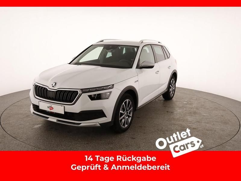 Weiss metallic Gebraucht 2021 Skoda Kamiq Ambition SUV | € 17.990 - Bild 1/4