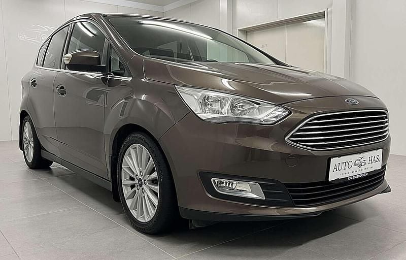 Gebraucht Ford C-MAX Titanium 125 PS (91 kW) 2017 Braun Van / Kleinbus