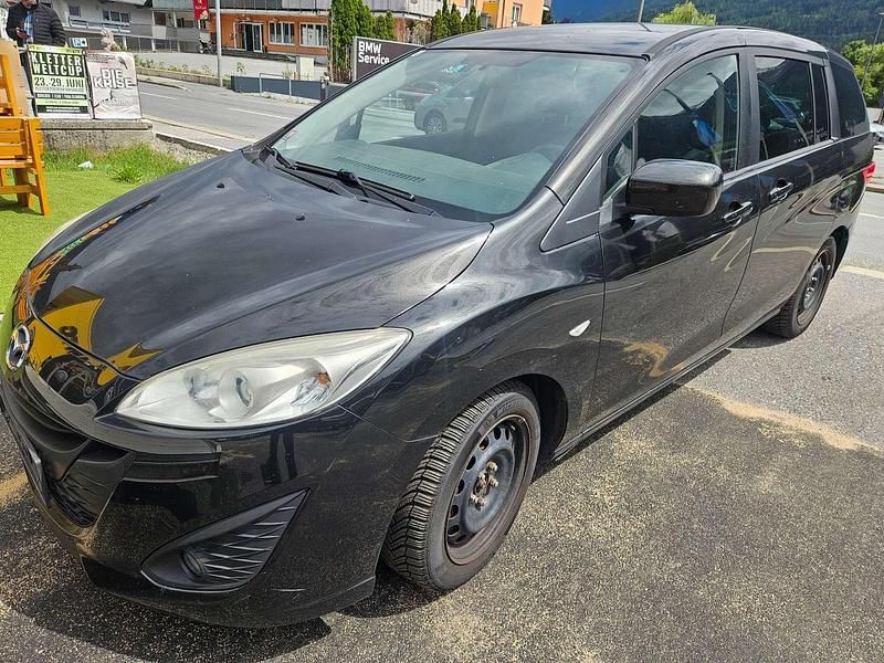 Gebraucht Mazda 5 116 PS (85 kW) 2012 Schwarz Van / Kleinbus