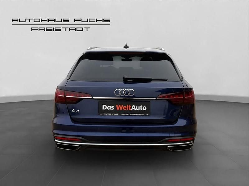 Gebraucht Audi A4 Advanced 163 PS (119 kW) 2021 Mittelblau  metallic Kombi