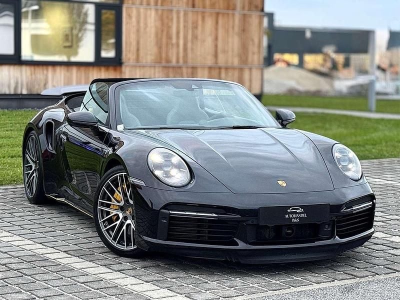 Schwarz Gebraucht 2021 Porsche 911 Turbo S Cabriolet Cabrio | € 254.900 - Bild 1/4