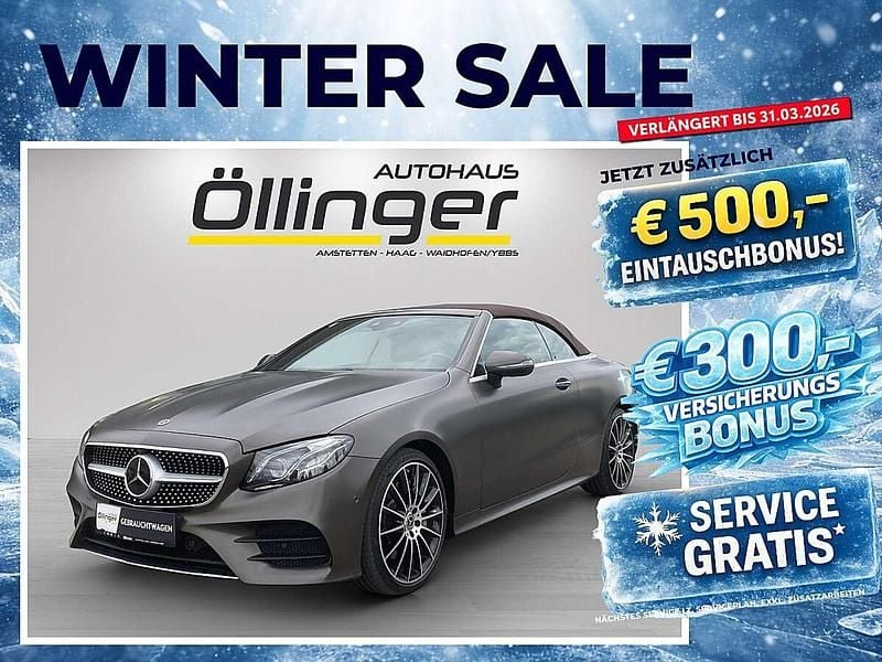 Gebraucht Mercedes E300 AMG 245 PS (180 kW) 2018 Silber Cabrio