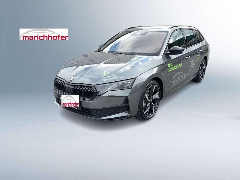 Mittelgrau metallic Gebraucht 2025 Skoda Octavia SportLine Kombi | € 44.990 (Teuer) - Bild 1/4