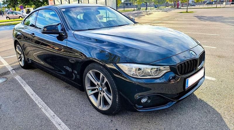 Gebraucht BMW 420 Sport Line 184 PS (135 kW) 2014 Schwarz Coupé