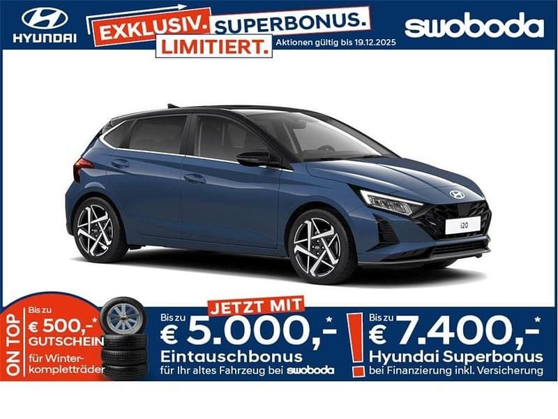 Vibrant blue blau Neu 2025 Hyundai i20 Limousine | € 20.070 (Guter Preis) - Bild 1/1