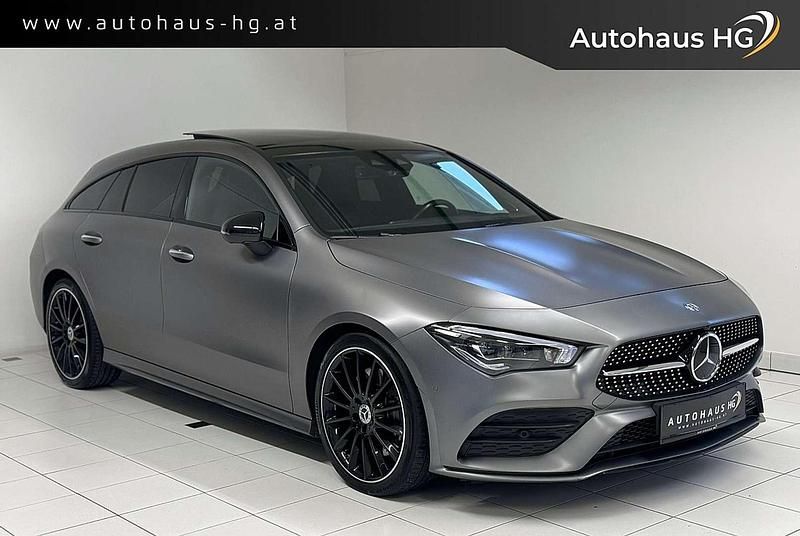 Grau Gebraucht 2019 Mercedes CLA250 Shooting Brake AMG line Kombi | € 36.490 (Fairer Preis) - Bild 1/4