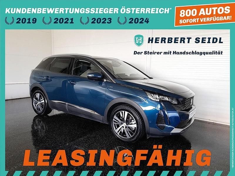 Blau Gebraucht 2021 Peugeot 3008 Allure SUV | € 26.880 (Fairer Preis) - Bild 1/4