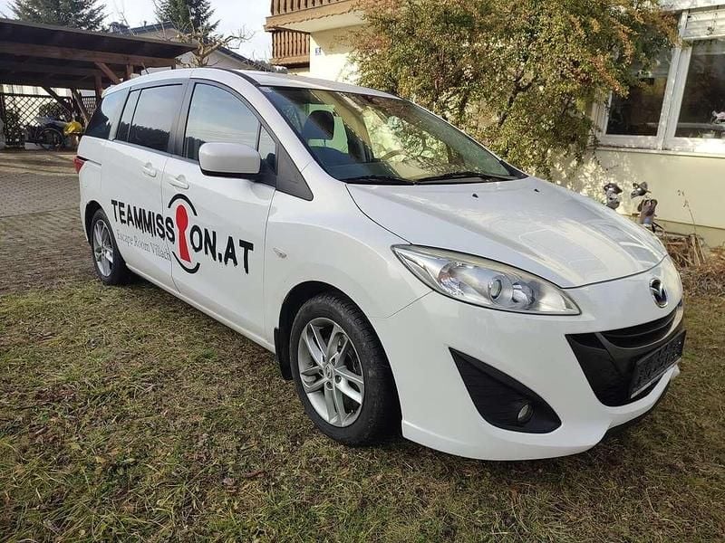 Gebraucht Mazda 5 Takumi-Line 116 PS (85 kW) 2012 Weiß Van / Kleinbus