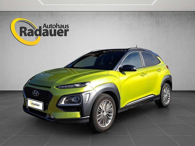 Grün Gebraucht 2017 Hyundai Kona Premium SUV | € 11.990 - Bild 1/4
