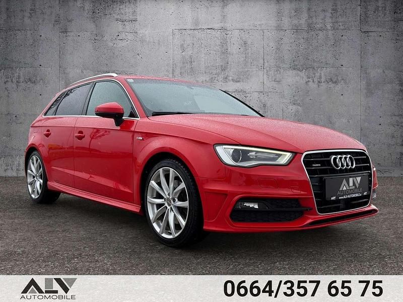 Gebraucht Audi A3 S-Line 184 PS (135 kW) 2015 Rot Kleinwagen