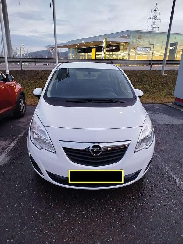 Gebraucht Opel Meriva 95 PS (69 kW) 2013 Weiß Van / Kleinbus