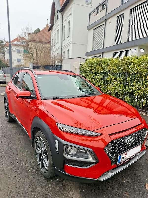 Gebraucht Hyundai Kona Premium 177 PS (130 kW) 2018 Orange SUV