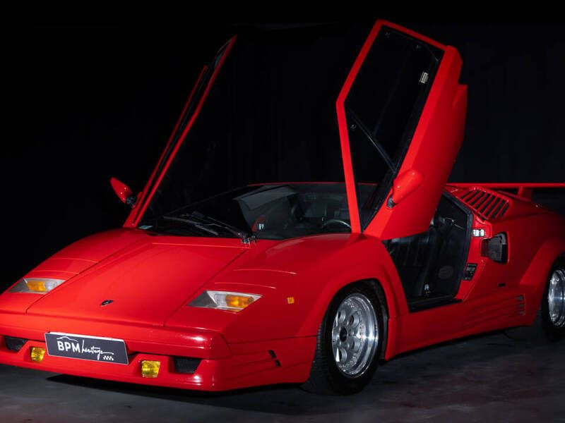 Rot Gebraucht 1989 Lamborghini Countach Coupé | € 450.000 - Bild 1/4