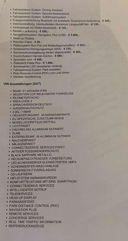 Gebraucht BMW X1 xLine 190 PS (139 kW) 2015 SUV