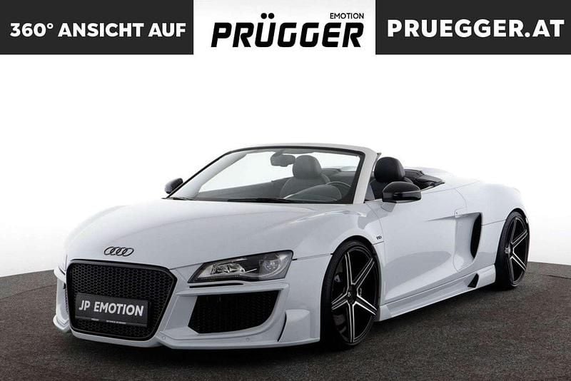 Weiß Gebraucht 2011 Audi R8 Spyder Design Cabrio | € 87.990 - Bild 1/4
