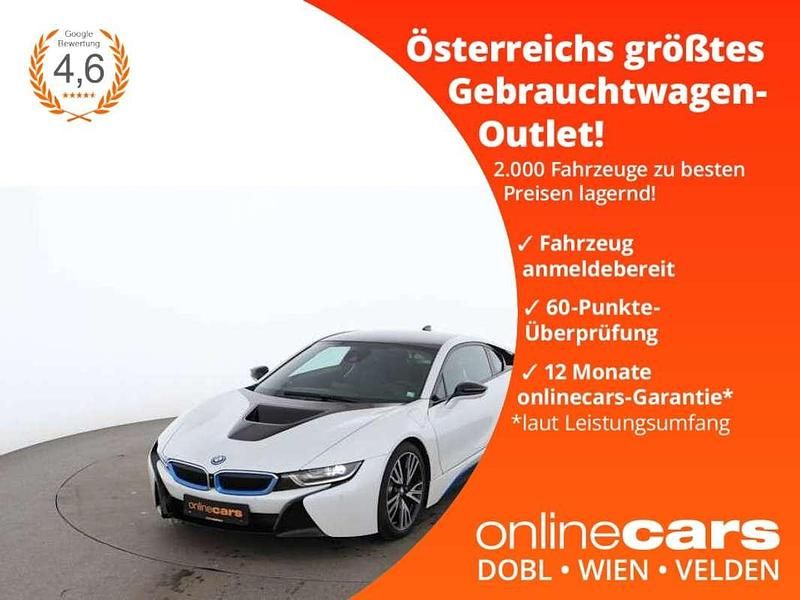 Weiß Gebraucht 2014 BMW i8 Sport Line Coupé | € 62.590 - Bild 1/4