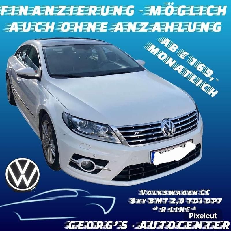 Weiß Gebraucht 2013 VW CC R-line Limousine | € 13.500 (Etwas zu teuer) - Bild 1/4