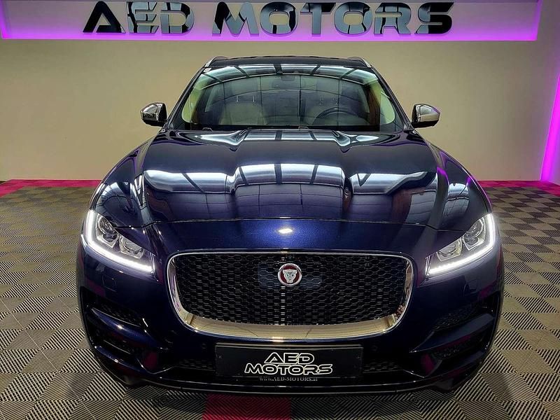 Gebraucht Jaguar F-Pace Portfolio 300 PS (220 kW) 2016 Blau SUV