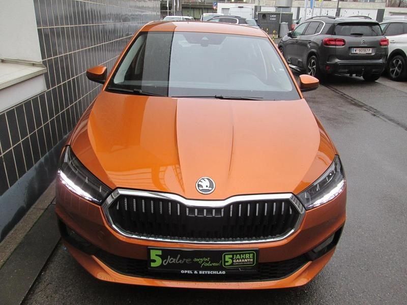 Gebraucht Skoda Fabia Selection 116 PS (85 kW) 2025 Orange Kleinwagen