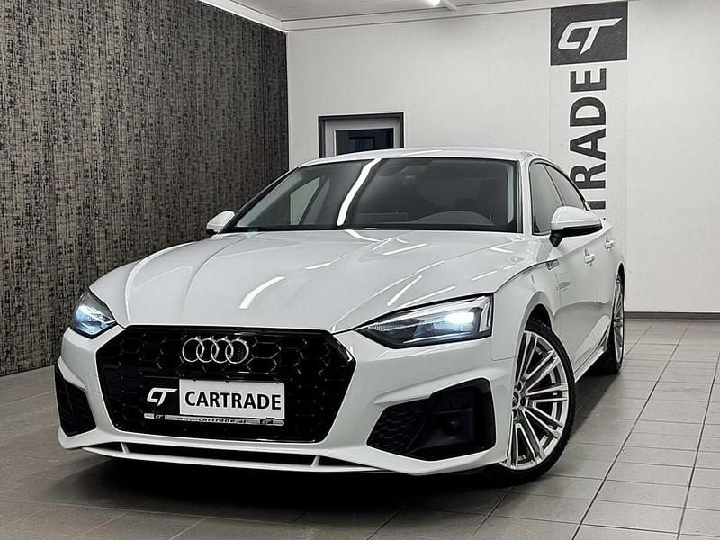 Gebraucht Audi A5 Sportback S-Line 204 PS (150 kW) 2022 Weiß Kleinwagen