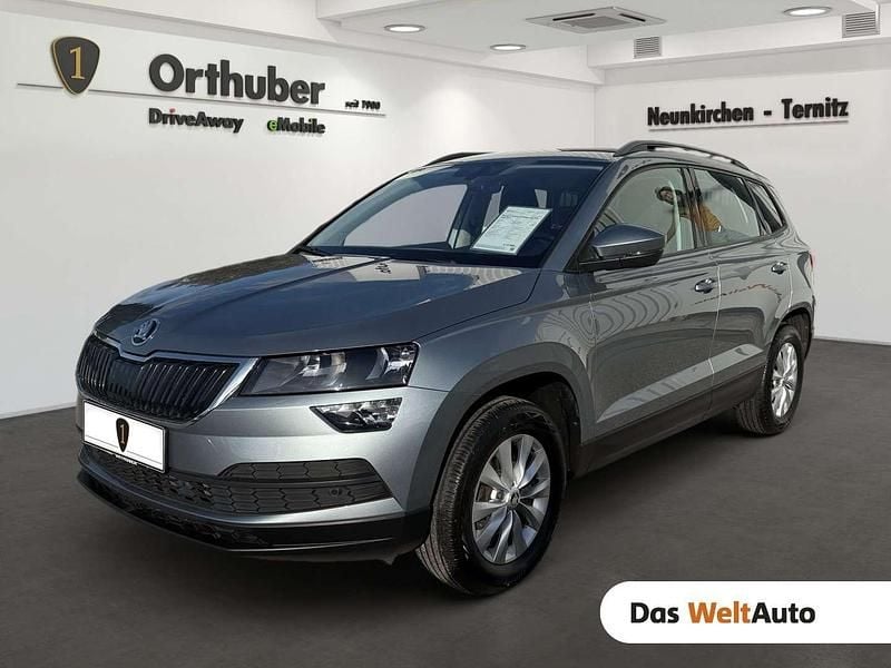 Mittelgrau metallic Gebraucht 2021 Skoda Karoq Ambition SUV | € 25.990 (Fairer Preis) - Bild 1/4