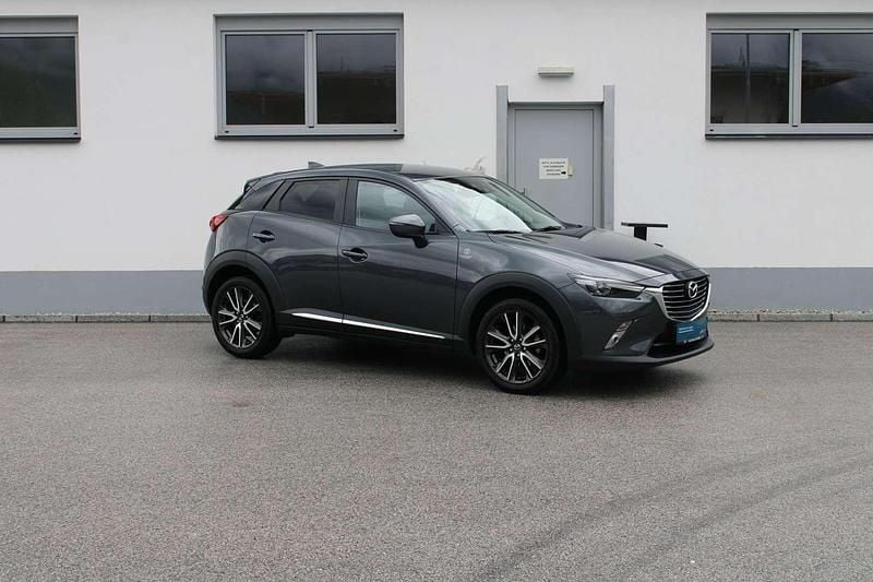 Gebraucht Mazda CX-3 120 PS (88 kW) 2015 Mittelgrau  metallic SUV