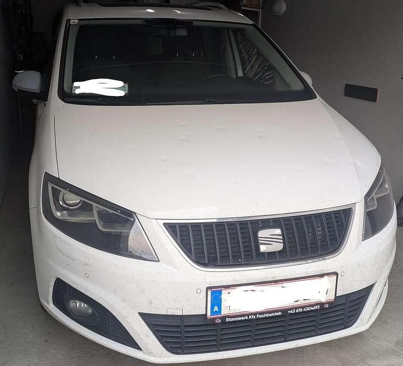 Weiß Gebraucht 2014 Seat Alhambra Van / Kleinbus | € 8.500 - Bild 1/4