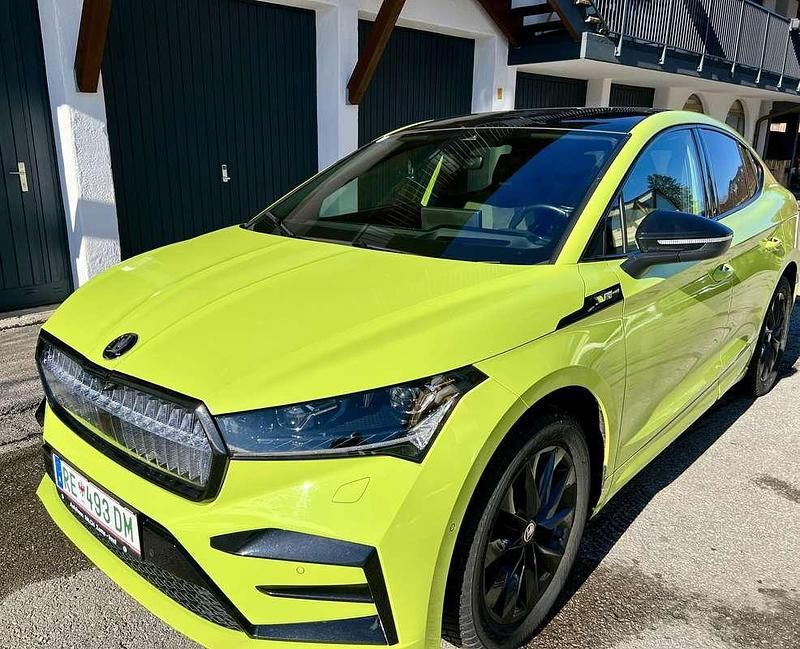 Gebraucht Skoda Enyaq iV RS 219 kW (299 PS) 2022 Grün SUV
