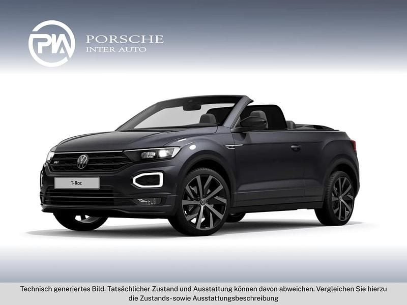 Mittelgrau metallic Gebraucht 2021 VW T-Roc R-line SUV | € 25.490 (Fairer Preis) - Bild 1/4