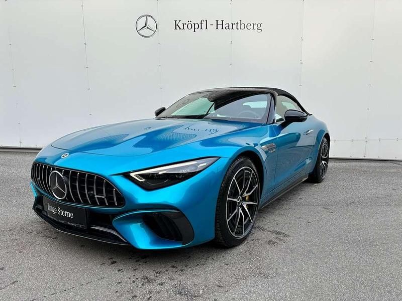 Gebraucht Mercedes SL63 AMG AMG 585 PS (430 kW) 2022 Blau Cabrio