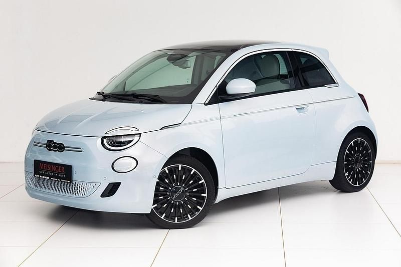 Blau Gebraucht 2023 Fiat 500e La Prima Kleinwagen | € 40.940 - Bild 1/4