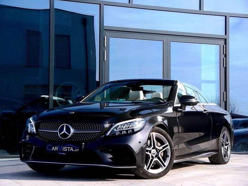 Gebraucht Mercedes C220 AMG line 194 PS (142 kW) 2020 Silber Cabrio