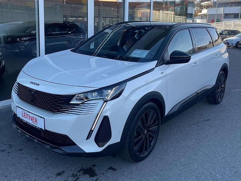 Weiß Gebraucht 2021 Peugeot 5008 GT SUV | € 27.200 (Teuer) - Bild 1/4