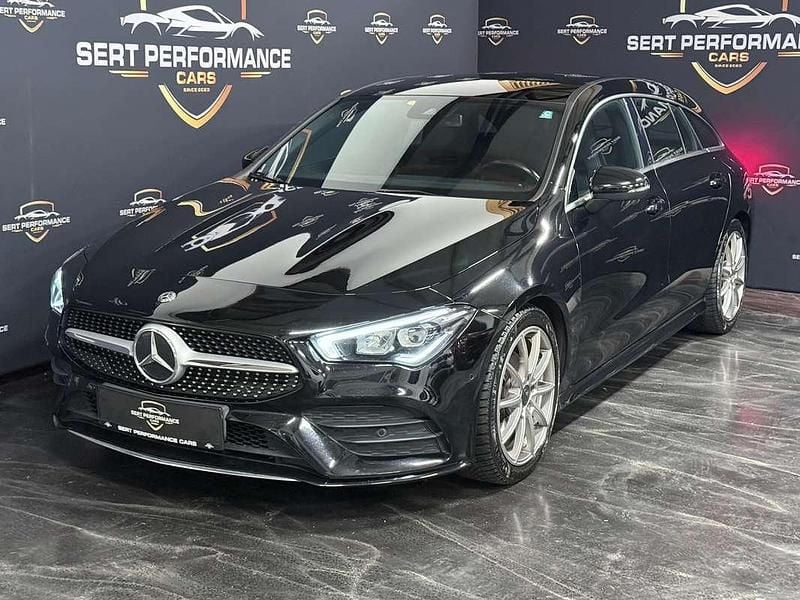 Schwarz Gebraucht 2019 Mercedes CLA180 AMG line Limousine | € 16.999 (Superpreis) - Bild 1/4
