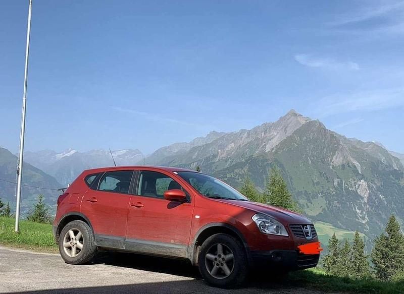 Gebraucht Nissan Qashqai Acenta 141 PS (103 kW) 2007 Rot SUV