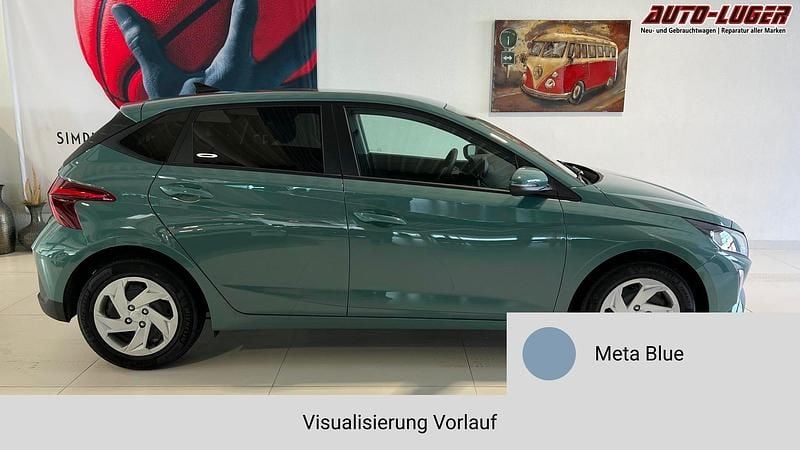 Gebraucht Hyundai i20 GO! 79 PS (58 kW) 2024 Meta blue pearl Kleinwagen