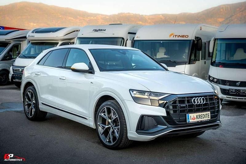 Gebraucht Audi Q8 S-Line 286 PS (210 kW) 2020 Weiß SUV