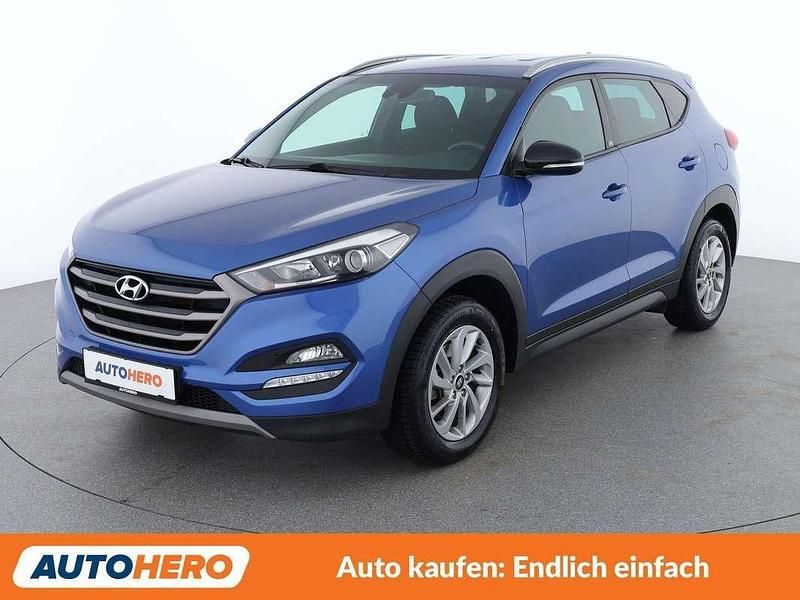 Gebraucht Hyundai Tucson GO! 132 PS (97 kW) 2018 Blau SUV