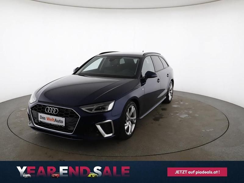 Dunkelblau metallic Gebraucht 2022 Audi A4 S-Line Kombi | € 26.550 (Fairer Preis) - Bild 1/4