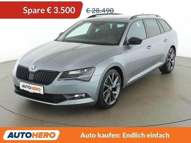 Gebraucht Skoda Superb SportLine 190 PS (139 kW) 2019 Grau Kombi