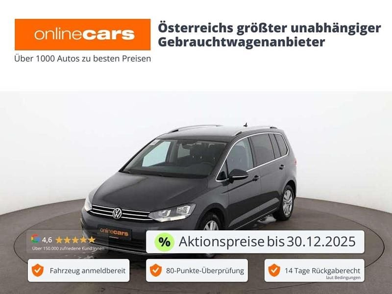 Grau Gebraucht 2021 VW Touran Highline Van / Kleinbus | € 23.640 (Fairer Preis) - Bild 1/4