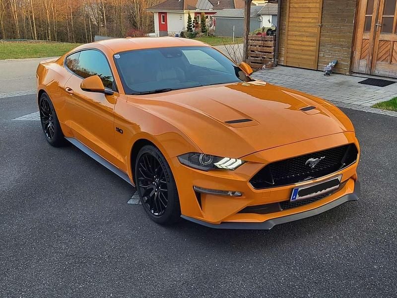 Gebraucht Ford Mustang GT 450 PS (330 kW) 2018 Orange Coupé