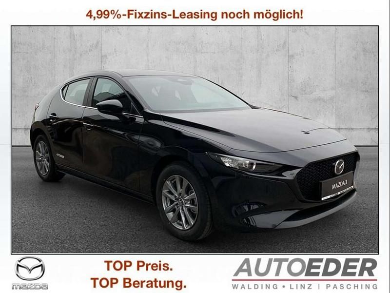 Neu Mazda 3 Prime-Line 140 PS (102 kW) 2025 Schwarz Limousine