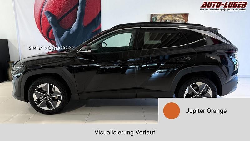 Neu Hyundai Tucson GO! 159 PS (116 kW) 2025 Jupiter orange metallic SUV