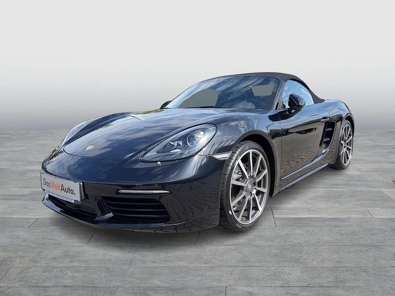 Schwarz metallic Gebraucht 2021 Porsche 718 Boxster Basis Cabrio | € 71.890 - Bild 1/4