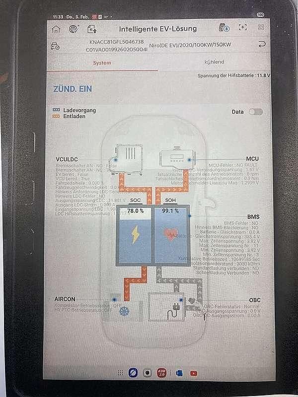 Gebraucht Kia e-Niro Gold 150 kW (204 PS) 2020 Blau SUV