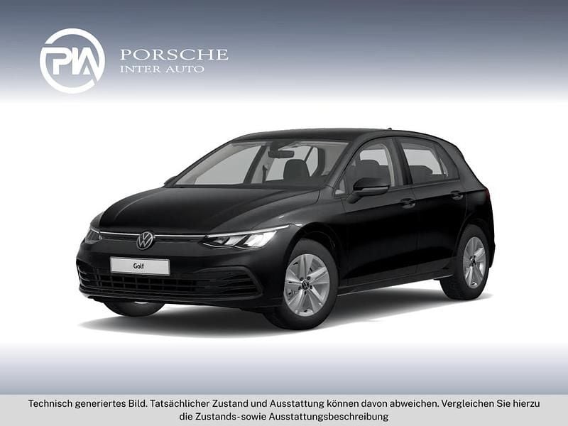 Schwarz metallicperleffektno Gebraucht 2022 VW Golf VIII Life Limousine | € 19.990 (Guter Preis) - Bild 1/4