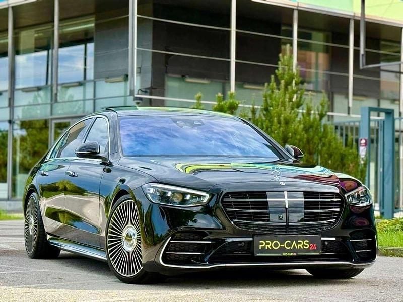 Schwarz Gebraucht 2022 Mercedes S350 AMG line Limousine | € 95.000 - Bild 1/4