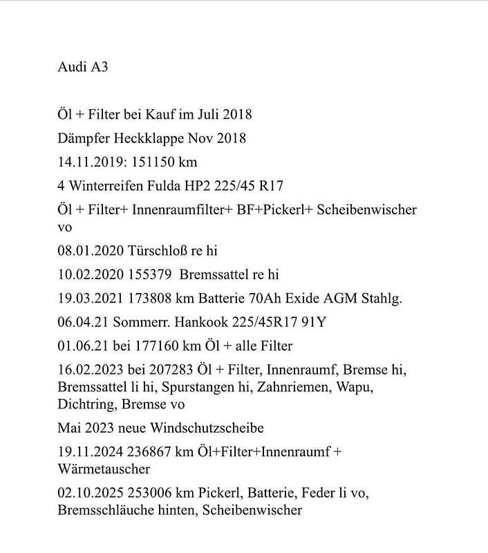 Gebraucht Audi A3 Ambition 150 PS (110 kW) 2013 Limousine