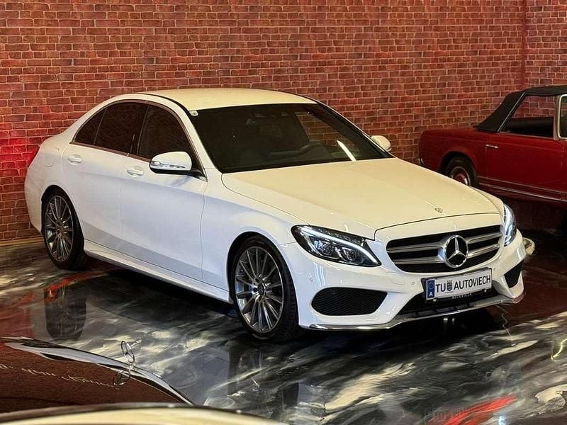 Gebraucht Mercedes C180 AMG line 156 PS (114 kW) 2014 Weiß Limousine